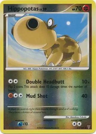 Supreme Victors Hippopotas #61/147 reverse holo
